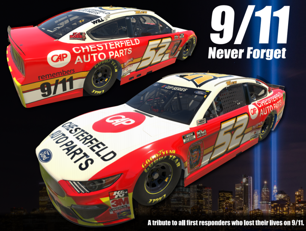 #52 Chesterfield Auto Parts Ford Mustang - Links to full press release